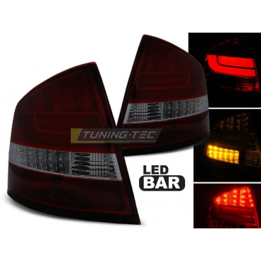 Škoda Octavia 2 Sedan 2004-12 zadné lampy red smoke LED BAR (LDSK12) Škoda Octavia 2 Sedan 2004-12 zadné lampy red smoke LED BAR (LDSK12)
