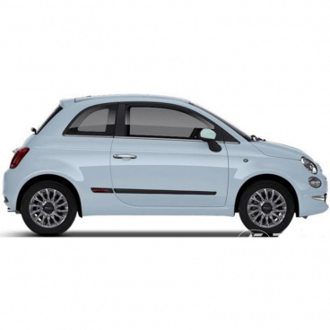Ochranné bočné lišty na dvere, Fiat 500, 2015+, HTB, Facelift