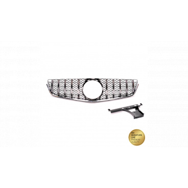 Gril Mercedes-Benz E C207 A207 GT Chróm & Čierny Gril Mercedes-Benz E C207 A207 GT Chróm & Čierny