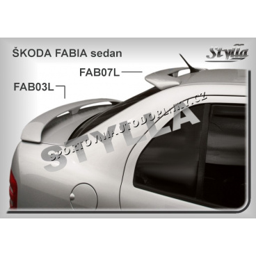 Škoda Fabia sedan spoiler strešný (EÚ homologácia) Škoda Fabia sedan spoiler strešný (EÚ homologácia)