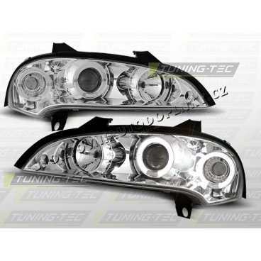 OPEL TIGRA 1994-00 PŘEDNÍ ČÍRÁ SVĚTLA ANGEL EYES CHROME OPEL TIGRA 1994-00 PŘEDNÍ ČÍRÁ SVĚTLA ANGEL EYES CHROME