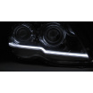 Mercedes GLK X204 06.2008-08.2012 predné svetlá Tube Light chrome