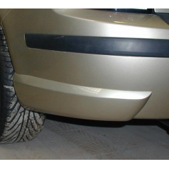 Rozšírenie zadného nárazníka, strieborné matné - Škoda Fabia I Combi, Sedan 2000-2007