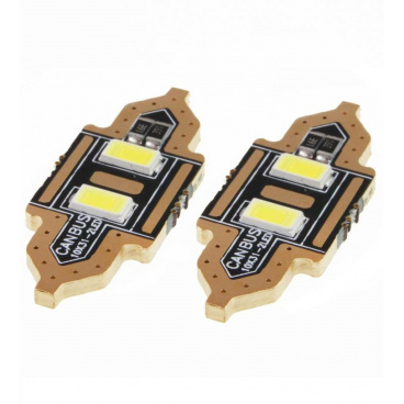 Žiarovky sulfit VERTEX Festoon C5W 2xSMD 5730 12V 31mm