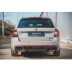 Vložka zadného nárazníka Ver.1 pre Škoda Octavia RS Mk3, Maxton Design (čierny lesklý plast ABS)