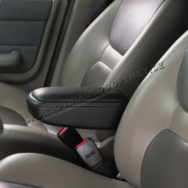 Lakťová opierka Milotec - čierna koža, Škoda Roomster Lakťová opierka Milotec - čierna koža, Škoda Roomster