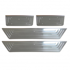 Nerez vnútorný leštené prahy Omtec VW Transporter T5, T6 4 ks