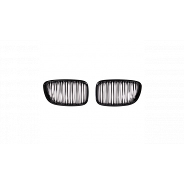 Gril BMW 5 F07 dvojité rebrovanie Lesklá čierna Gril BMW 5 F07 dvojité rebrovanie Lesklá čierna