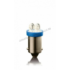 Žiarovka parkovacia T10 4 LED modrá bajonet