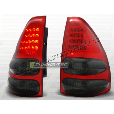 TOYOTA LAND CRUISER 120 2003-09 ZADNÍ LED LAMPY RED SMOKE TOYOTA LAND CRUISER 120 2003-09 ZADNÍ LED LAMPY RED SMOKE
