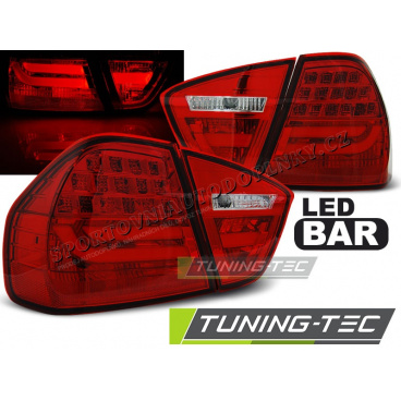 BMW E90 03.2005-08.2008 zadné lampy red LED BAR (LDBMC7)