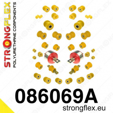 Honda Civic 1992-95 Strongflex Šport kompletná zostava silentblokov 36 ks Honda Civic 1992-95 Strongflex Šport kompletná zostava silentblokov 36 ks