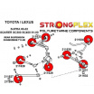 Toyota Supra StrongFlex Sport kompletní sestava silentbloků 26 ks