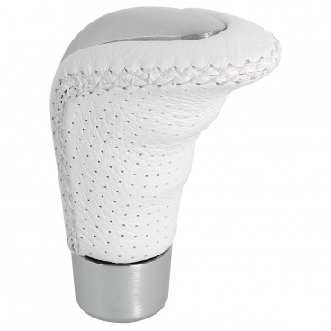 Hlavica radiacej páky biela (koža, alu) Hlavica radiacej páky biela (koža, alu)