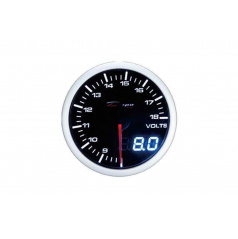 Prídavný budík Depo Racing Voltmeter Dual 52 mm