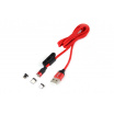 Magnetický USB kábel 3v1 na Lightning USB-C micro USB 1 m UC-8 AMIO-02522