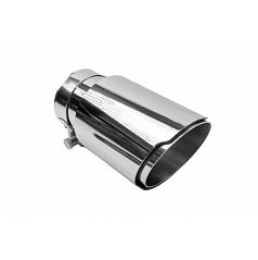 Koncovka tlmiča 89mm vstup 76mm Leštená