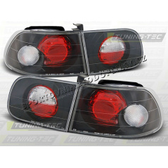 Honda Civic 1991-95 3D zadné lampy kryštalické black 