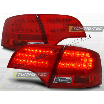 AUDI A4 (B7) AVANT 2004-08 zadné LED lampy RED WHITE 