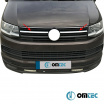 VW T6 nerez chróm lišty prednej masky (Comfortline / Highline) Omtec