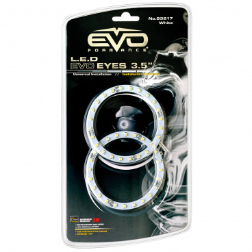 LED SMD krúžky s priemerom 9 cm 8000K 2 ks