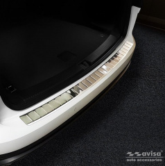 Nerez kryt - ochrana prahu zadného nárazníka Volkswagen Touareg III 2018+