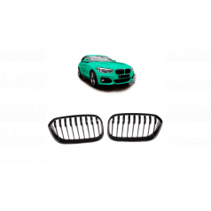 Gril BMW 1 F20 F21 Facelift jednotlivé rebrá Gloss Black