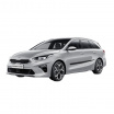Ochranné bočné lišty na dvere, Kia Ceed III, 2018+, HTB / Combi