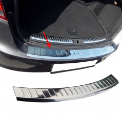 Nerez chróm prah zadného nárazníka Omtec Seat Ateca 2016+ leštený