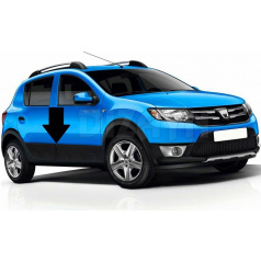 Masívne plastové bočné kryty dverí Dacia Sandero 2013-20