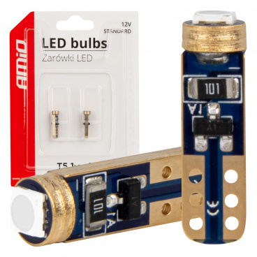 LED žiarovky STANDARD modré T5 W1W 12V 3030 1LED HP