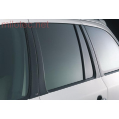 Kryty dverových stĺpikov Milotec - ABS čierna metalíza, Škoda Octavia Combi