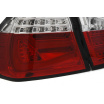 BMW E90 03.05-08.08 zadné lampy red white LED BAR (LDBMF5)
