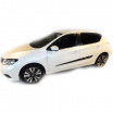 Ochranné bočné lišty na dvere, Nissan Pulsar, 2014+