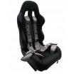 Sportovní polohovatelná sedačka A1 RACING barva černá 2 ks