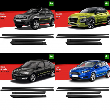 Univerzálne bočné ochranné lišty dverí 2x99 cm, 2x61 cm Univerzálne bočné ochranné lišty dverí 2x99 cm, 2x61 cm