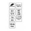 Nabíjačka 4A 6/12V PB/GEL LCD display