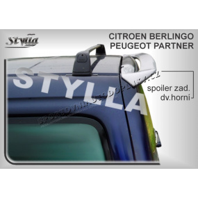 Citroen Berlingo (97+) spoiler zadných dverí horný (EÚ homologácia) Citroen Berlingo (97+) spoiler zadných dverí horný (EÚ homologácia)