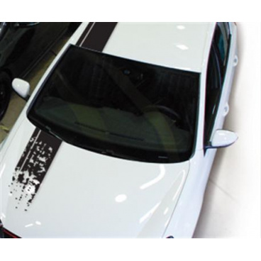 Dekoračné polep Foliatec Stripes - matný čierny Dekoračné polep Foliatec Stripes - matný čierny