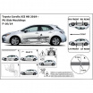 Ochranné bočné lišty na dvere, Toyota Corolla E21, 2018+, HTB