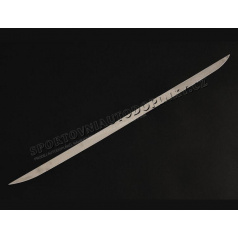 Bmw E60 5.rad 03-09 nerez lišta pod ŠPZ - Omsa Line