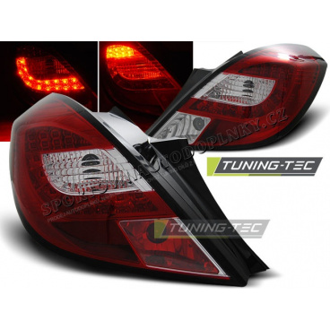 OPEL CORSA D 3D 04.2006- ZADNÍ LED LAMPY RED WHITE OPEL CORSA D 3D 04.2006- ZADNÍ LED LAMPY RED WHITE