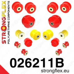 Audi Allroad 2004-11 Strongflex zostava silentblokov len pre prednú nápravu 16 ks