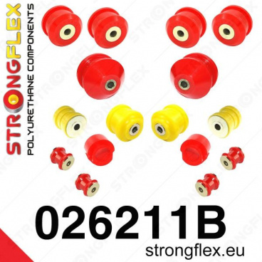 Audi Allroad 2004-11 Strongflex zostava silentblokov len pre prednú nápravu 16 ks