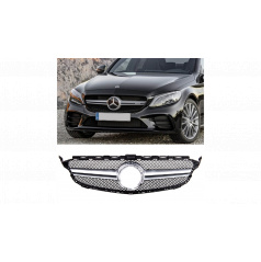 Gril Mercedes-Benz C W205 S205 A205 C205 Facelift Strieborný Typ A