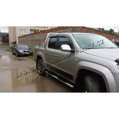 VW Amarok 2010+ nerez chróm kryty zrkadiel Omtec