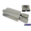 Sportovní výfuk TurboWorks 63/87x65 mm dual hranaté koncovky