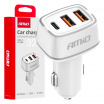 Autonabíjačka 2x USB-A + USB-C 32W AMIO-03890