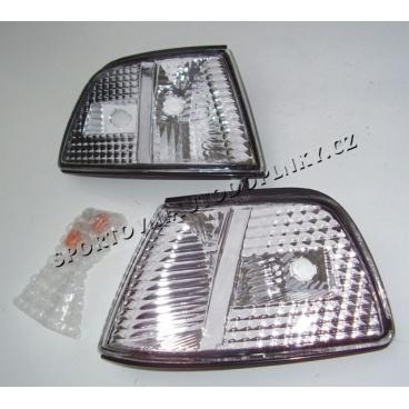 Honda Civic 1990-92 číre smerovky 2ks - nový design Honda Civic 1990-92 číre smerovky 2ks - nový design