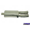 Športový výfuk TurboWorks 63/2x76 mm dual